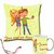 meSleep U And Me Forever Ever Rakhi Cushion Cover and Mug Combo With Beautiful Rakhis