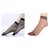 Sexy Elastic Polycotton Dot Crystal Silk Ultra-Thin Transparent Ankle Socks For Women (Pack of 10)