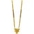 Gold Plated Mangalsutra/Black Bead Chain