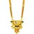 Gold Plated Mangalsutra/Black Bead Chain