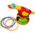 Happy Head Wagging And Wing, Tail Flapping Duck Toy With Throw Rings