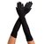 Black Fashionable 24 Inch Driving And Sun Protection Gloves - 1 Pair