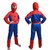 Arohi Multicolour Polyester Spider Man Costume For Boys