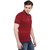 EX10SIVE Mens Dark Red Polo Tshirt