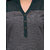 Tunic Nation Women Poly Georgette Dark Green Tunic Shirt With Metal Buttons