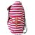 Kleio Striped Backpack In Canvas 1 L Backpack (Pink)