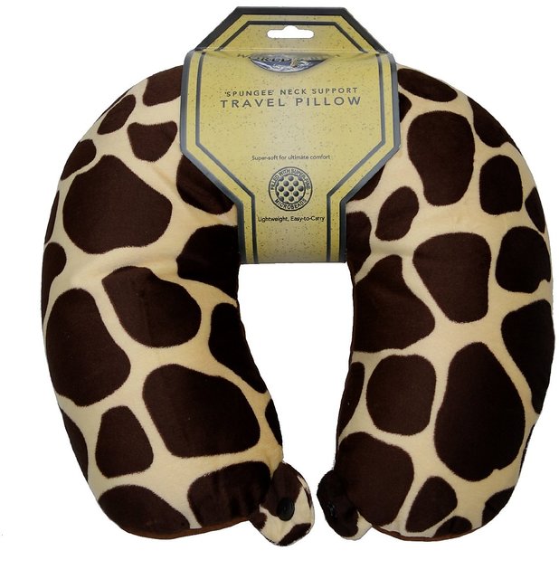 Giraffe Print Travel Neck Pillow