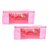 Mun Shree  Pink Doth 5 Pcs Saree Cover Box Combo Pack Of 2