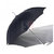 Black  Silver Umbrella - Single Fold - 8 Wires