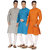 TrustedSnap Pack of 3 Men's Multicolor Comfort Fit Kurta