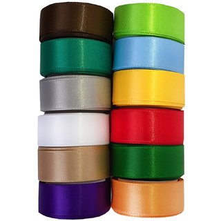 Buy Fashion Solid Color 1 Inch Good Quality Satin Ribbon for Craft and ...