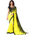Krinal Enterprise Light Yellow Colour Georgette Embroidered Saree