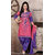 Trendz Apparels Pink Cotton Straight Fit Salwar Suit
