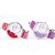 super comboWOmen Lady Wadding Fashion Combo Of Tow(red  Perpal) Women And Girl Watch