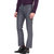 BUKKL Combo Of Blue And Dark Grey Slim Fit Formal Trousers