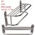 Shruti (Saloni)Heavy Duty Stainless Steel Bathroom Towel Rod / Towel Stand - 2.5 Foot Long (1673)