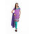 Aryahi Purple Poly Cotton Printed Dress Material