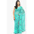 Parchayee Green Chiffon Printed Saree Without Blouse