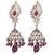 Sheelas Red color brass jhumka for women code no536