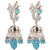 Sheelas Freen color brass jhumka for women code no537