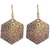 Sheelas Gold color brass earring for women code no494