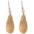 Sheelas Gold color brass earring  for women code no498