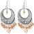 Sheelas White color shell earring for women code no482
