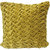 Felt layer Smocking Cushion Cover GOLD/Olive