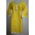 Yellow hand embroidered cotton kurti / kurta / top / kurties for women / ladies / girls 2