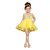 Aarika Yellow Net Empire Waist Dress For Girls