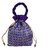 Indian Fashion Handmade Women Drawstring Potli Bags Gift Pouch - Purple