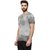 Fritzberg Soft Slim Fit Printed Grey Round Neck T-shirt