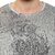 Fritzberg Soft Slim Fit Printed Grey Round Neck T-shirt