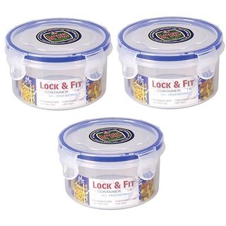 Buy Set Of 3 Pcs. Lock & Fit 250 Round Online @ ₹349 from ShopClues