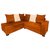 Earthwood -    Berlin  L Shape  Sofa Set with Lounger in Orange