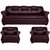 Earthwood Spartan Five Seater Sofa (3+1+1) in Brown