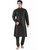 Sanwara Black Long Kurta  Pyjama Sets For Men