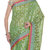 Kataan Bazaar Green Tussar Silk Self Design Saree With Blouse