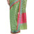 Kataan Bazaar Green Tussar Silk Self Design Saree With Blouse