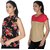 Klick2Style Multicolor Georgette And Viscose And Lycra Round Neck Sleeveless Printed Top (Pack of 2)