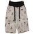 Titrit White And Black Printed Shorts For Boys
