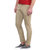 Stylish Pure Cotton BUKKl Beige Slim Fit Casual Trouser For Men- Chinos