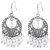 Sheelas yellow color brass earring for women code no506