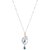 Sheelas non plated, white coloured, alloy material, Brass American diamond pendant Set for women code no608