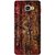 Casotec Dark Wooden Background Design Hard Back Case Cover for Samsung Galaxy A7 (2016)