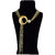 The Jewelbox Italian Designer Medallion 18K Gold Plated Pearl Scarf Necklace For Women