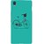 Casotec Lets Cycle Pattern Design Hard Back Case Cover for Oneplus X