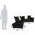 Earthwood -    Shenzen  L Shape  Sofa Set with Lounger in Black