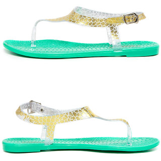 Shop Snake-Skin Textured Flip-Flops Online - Shopclues