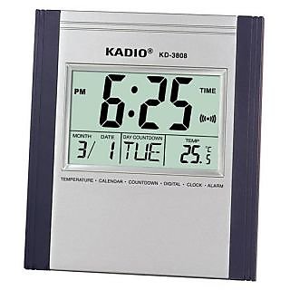 shiv shakti Kadio Kd-3808 Digital Wall Clock